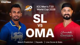 SL vs OMA: ICC Men’s T20 World Cup 2026 | Match Prediction, Squads, Live Score & Stats