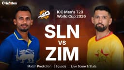 SL vs ZIM: ICC Men’s T20 World Cup 2026 | Match Prediction, Squads, Live Score & Stats