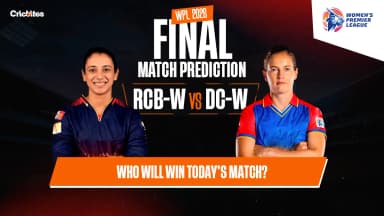 RCB-W vs DC-W WPL 2026 Final Match Prediction: Who Will Win Today’s Match?