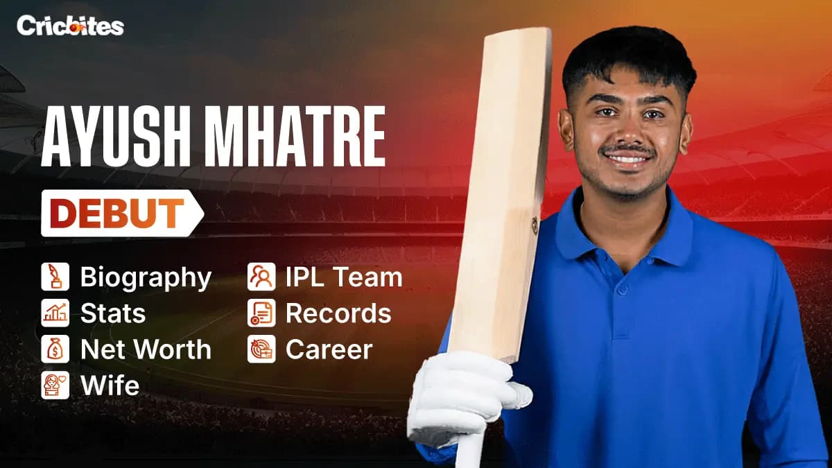Ayush Mhatre Debut, Biography, Stats, Net Worth, Wife, IPL Team, Records, Career