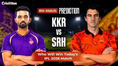 KKR vs SRH IPL 2026 Match 6: Match Prediction & Squads - Who Will Win Today?