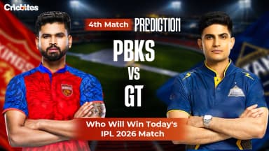 PBKS vs GT IPL 2026 Match 4: Match Prediction & Squads - Who Will Win Today?