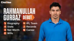 Rahmanullah Gurbaz Debut, Biography, Stats, Net Worth, Wife, IPL Team, Records, Career