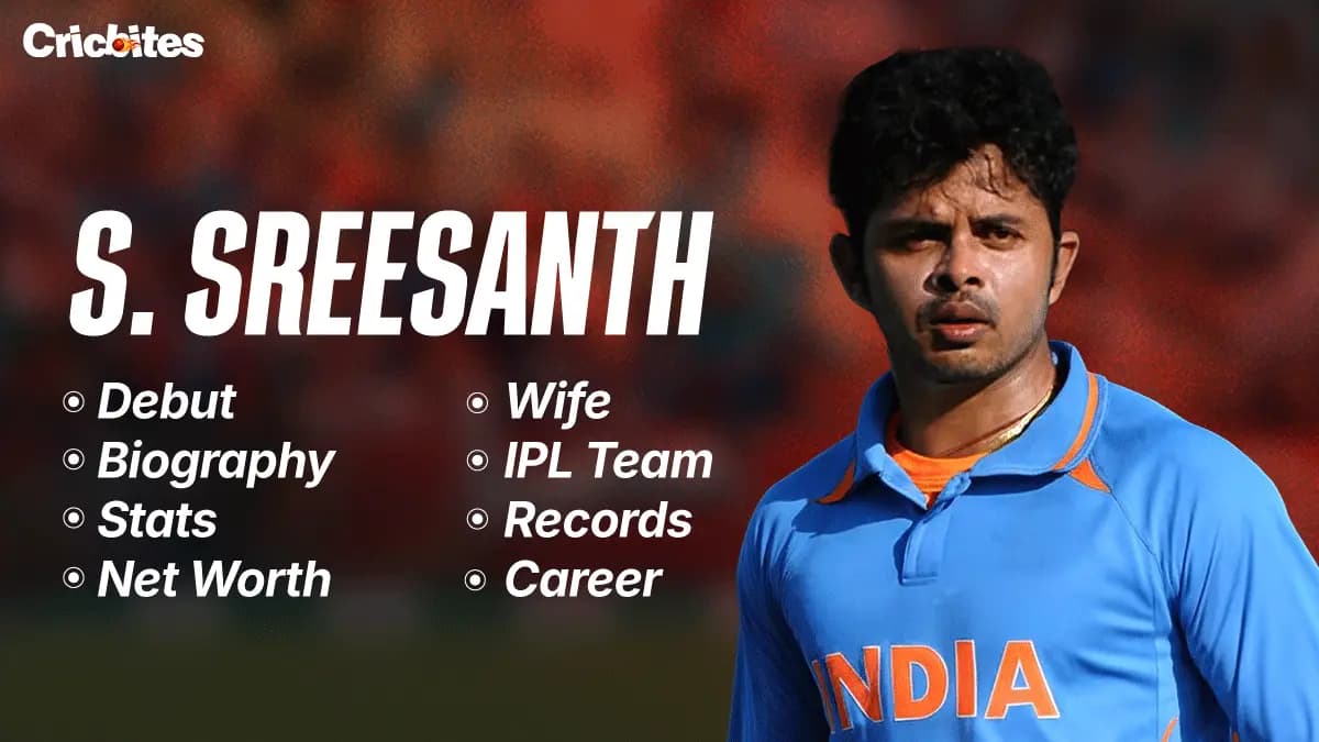 S. Sreesanth Debut, Biography, Stats, Net Worth, IPL Team, Records, Career