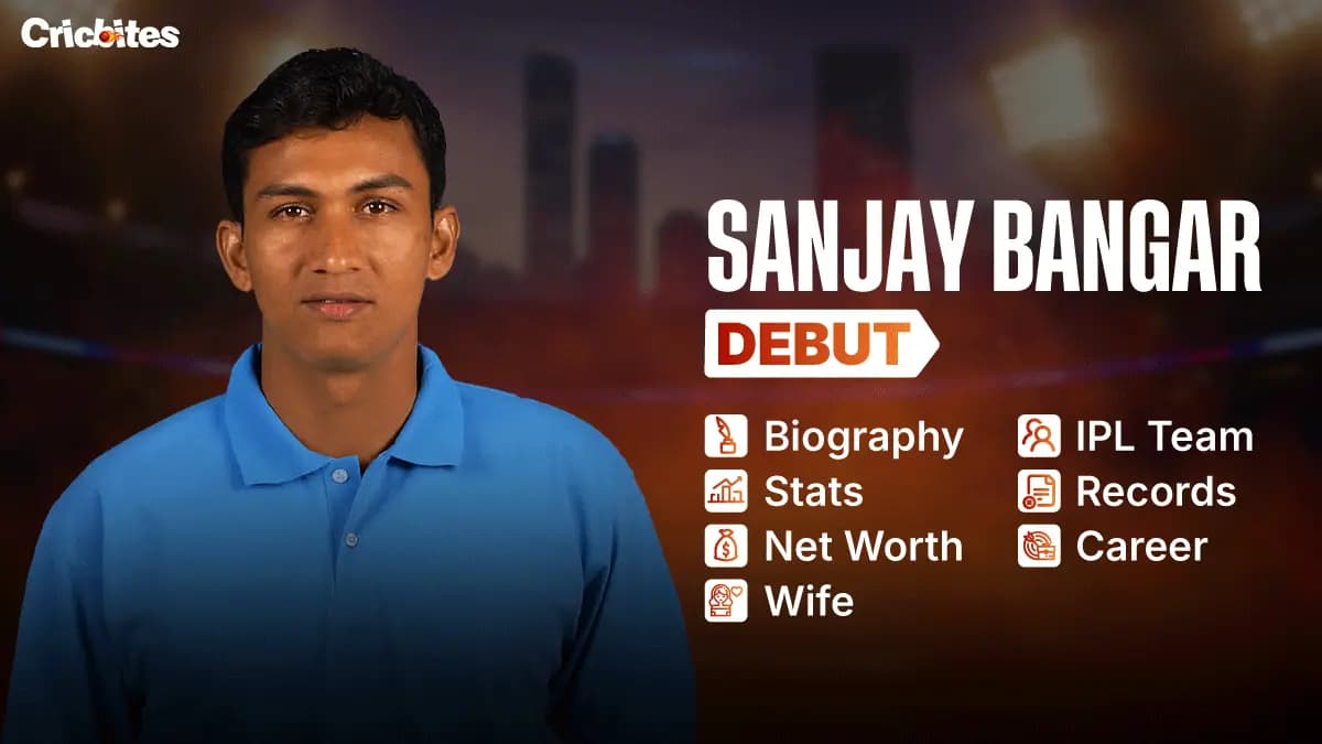 Sanjay Bangar Debut, Biography, Stats, Net Worth, Wife, IPL Team, Records, Career