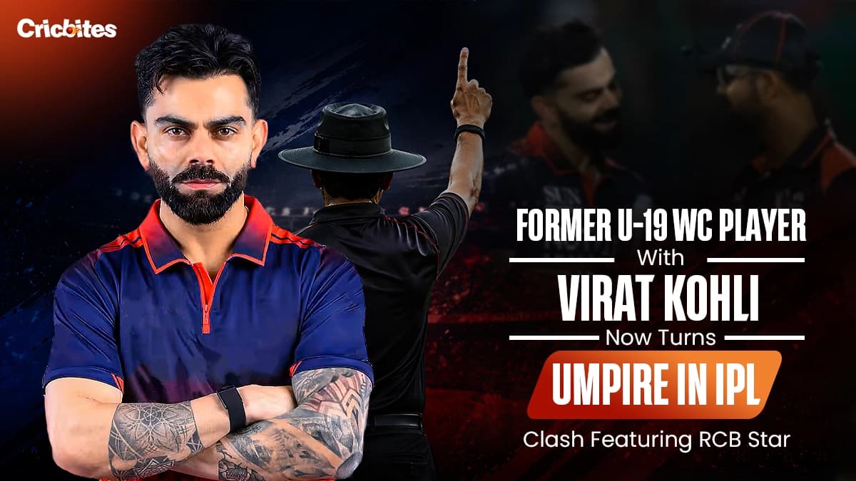 Former U-19 WC Player With Virat Kohli Now Turns Umpire In IPL Clash Featuring RCB Star