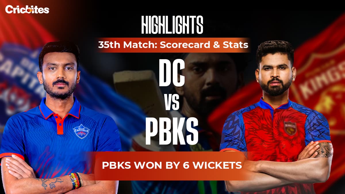 DC vs PBKS Highlights, IPL 2026 Match 35: Scorecard & Stats | PBKS Won By 6 Wkts