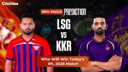 LSG vs KKR IPL 2026 Match 38 : Match Prediction & Squads – Who Will Win Today?