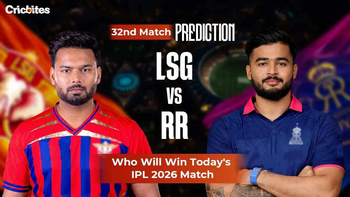 LSG vs RR IPL 2026 Match 32: Match Prediction & Squads – Who Will Win Today?