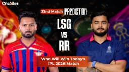 LSG vs RR IPL 2026 Match 32: Match Prediction & Squads – Who Will Win Today?
