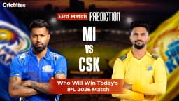 MI vs CSK IPL 2026 Match 33: Match Prediction & Squads – Who Will Win Today?