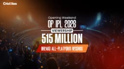 Opening Weekend of IPL 2026 Viewership: 515 Million, Breaks All‑Platform Records