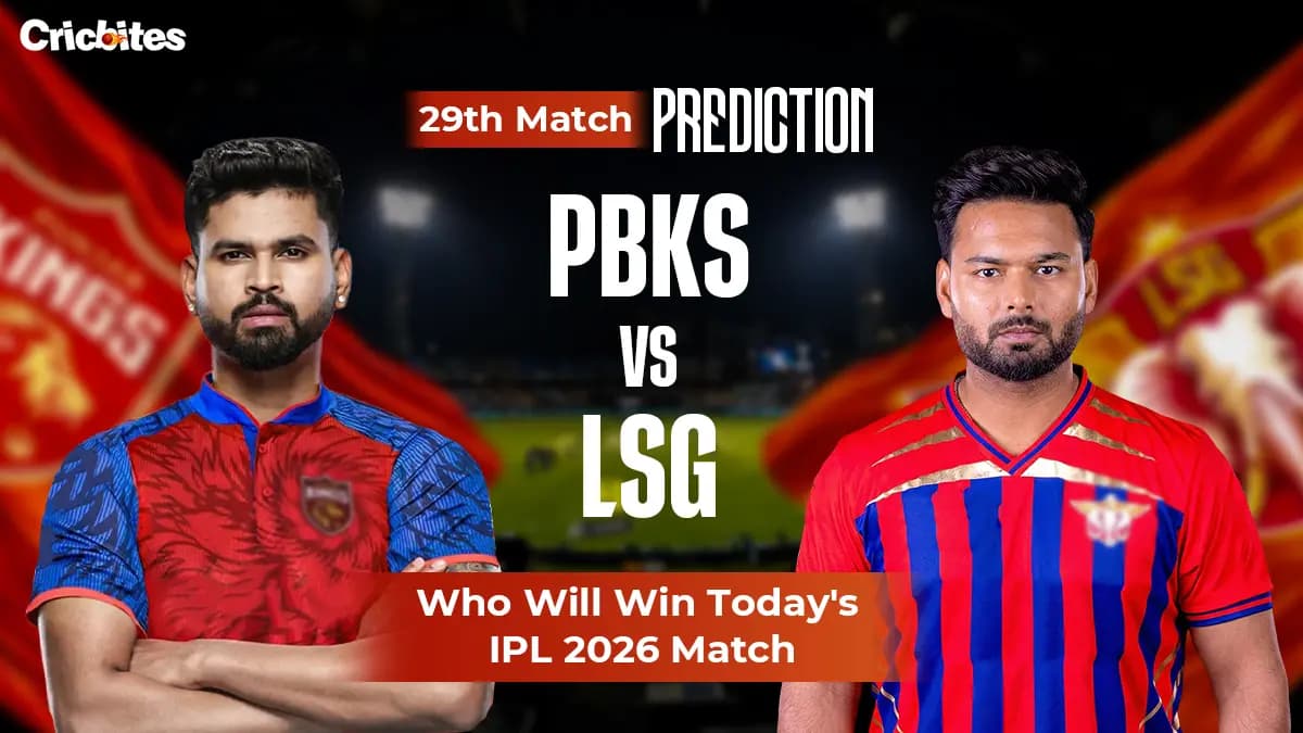 PBKS vs LSG IPL 2026 Match 29: Match Prediction & Squads – Who Will Win Today?