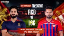RCB vs LSG IPL 2026 Match 23 : Match Prediction & Squads – Who Will Win Today?