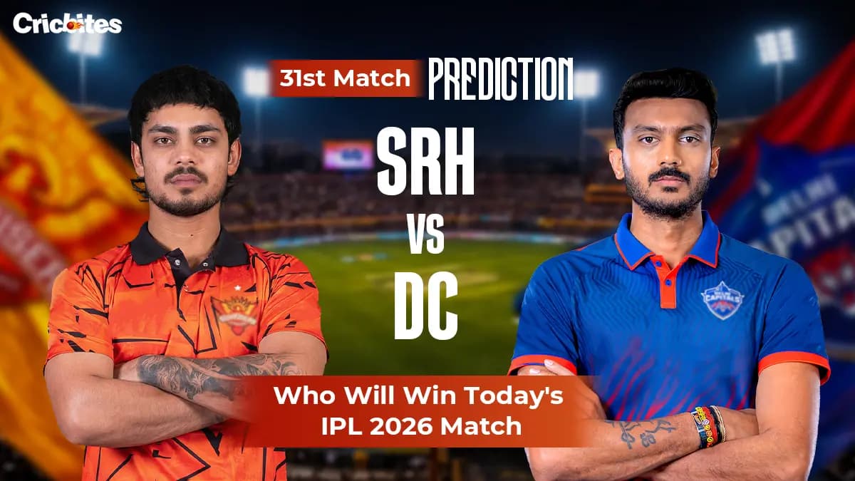 SRH vs DC IPL 2026 Match 31: Match Prediction & Squads – Who Will Win Today?