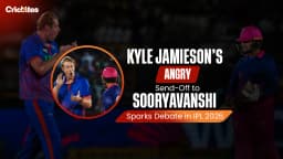 Kyle Jamieson’s Angry Send-Off to Sooryavanshi Sparks Debate in IPL 2026