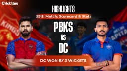 PBKS vs DC Highlights, IPL 2026 Match 55: Scorecard & Stats | DC Won By 3 Wkts