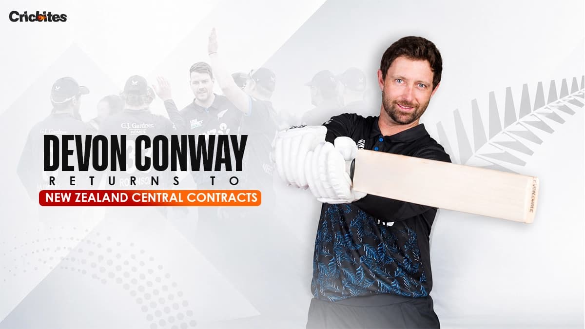 Devon Conway Returns to New Zealand Central Contracts for 2026-27 Season