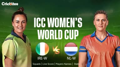 NL-W vs IRE-W: ICC Women’s World Cup 2025 | Squads, Live Score, Players Names & Stats