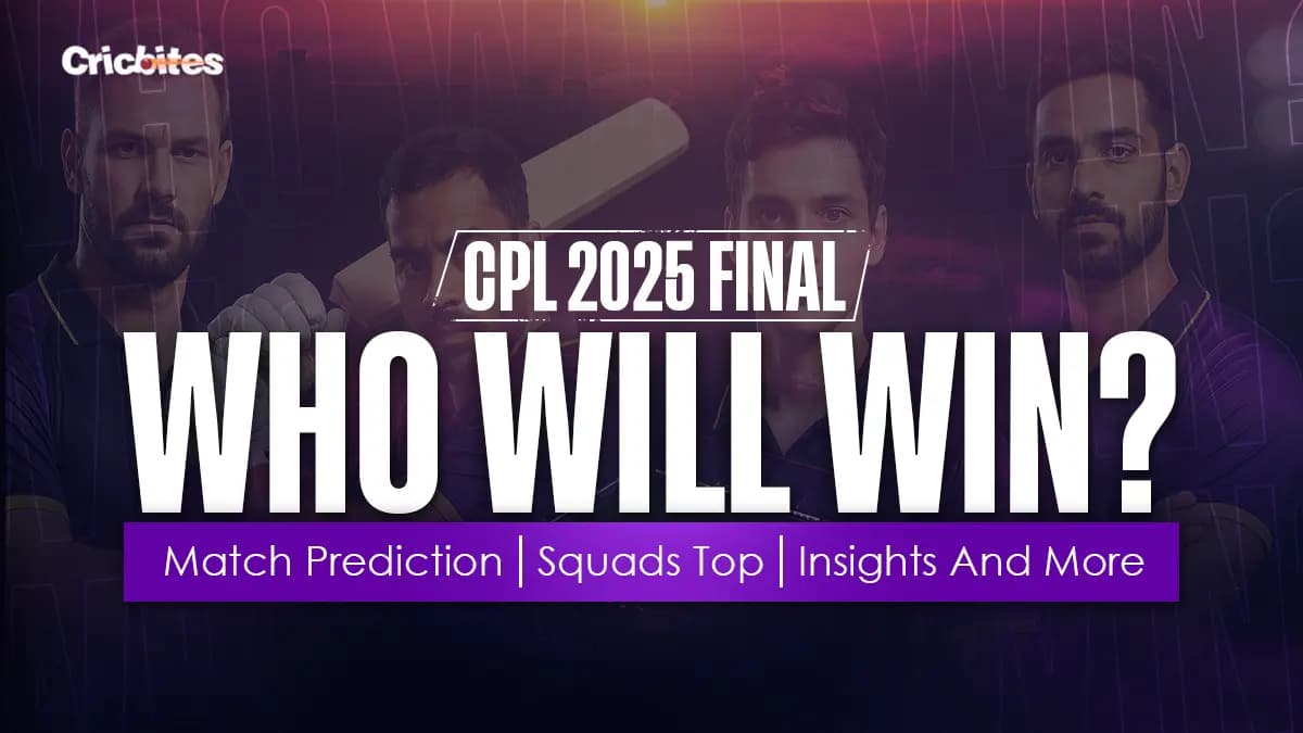 CPL 2025 Final: TKR Won by 3 Wickets: Full Scorecard, Top Insights, And News