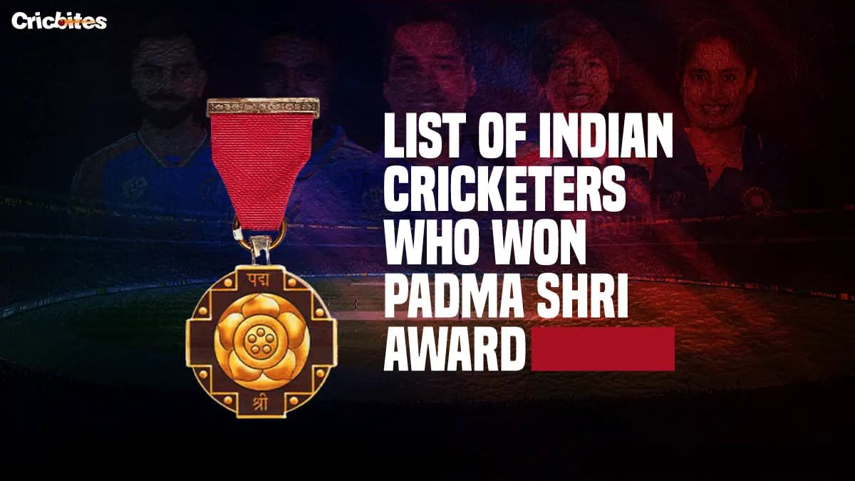 List of Indian Cricketers Who Won Padma Shri Award (2025)