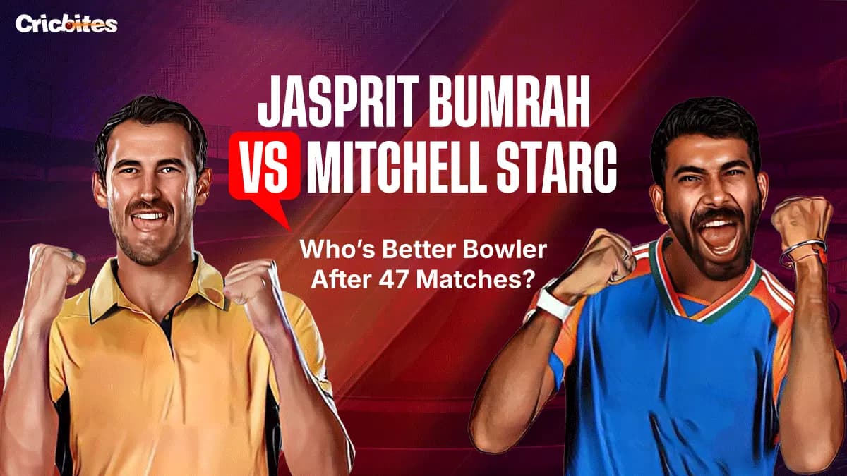 Jasprit Bumrah vs Mitchell Starc: Who’s Better Bowler After 47 Matches?