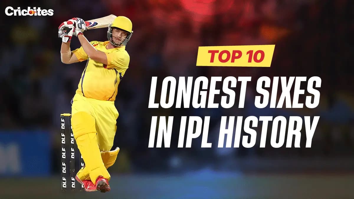 Top 10 Longest Sixes in IPL History (2008-2025)