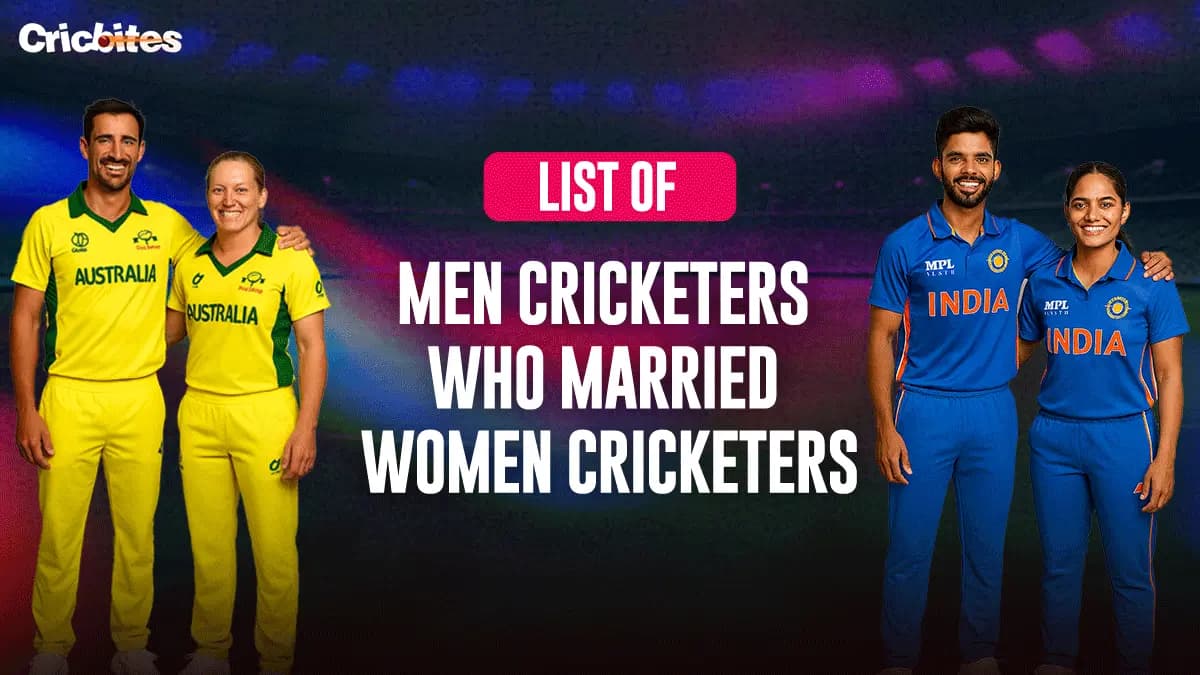 List of Men Cricketers Who Married Women Cricketers (2025)