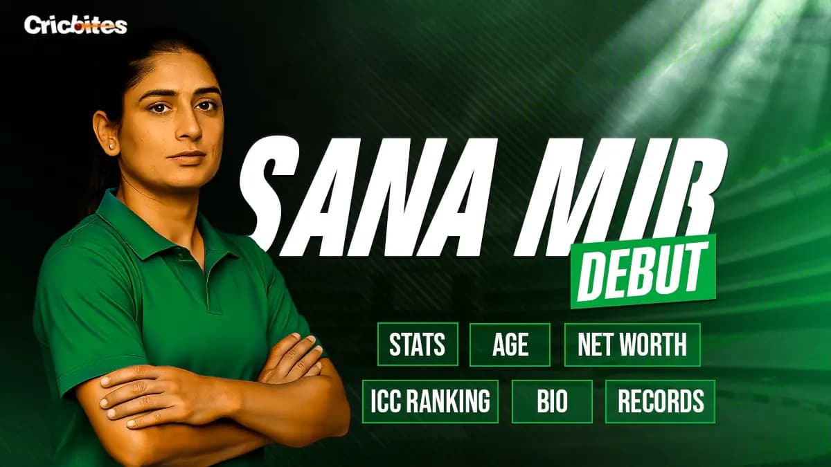 Sana Mir Debut, Stats, Age, Net Worth, Records, Bio & ICC Ranking