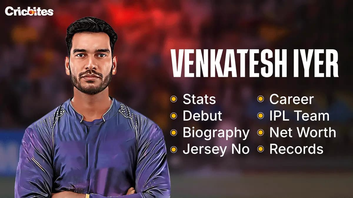 Venkatesh Iyer Debut, Biography, Stats, Net Worth, Wife, IPL Team, Records, Career