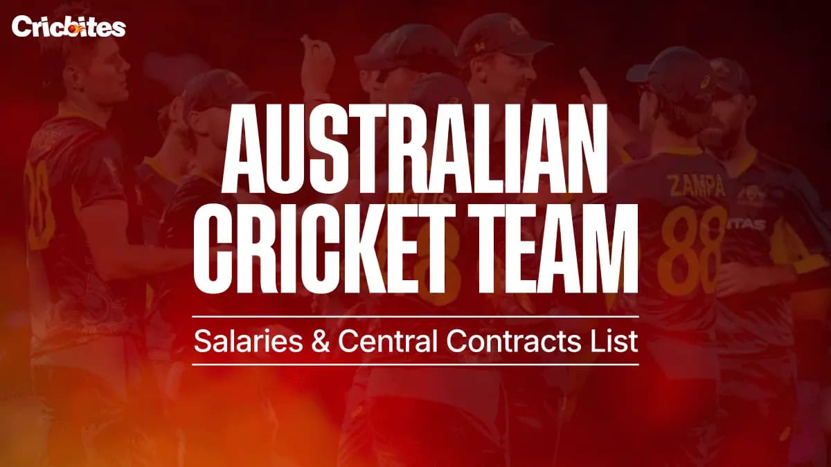Australian Cricket Team Salaries & Central Contracts List