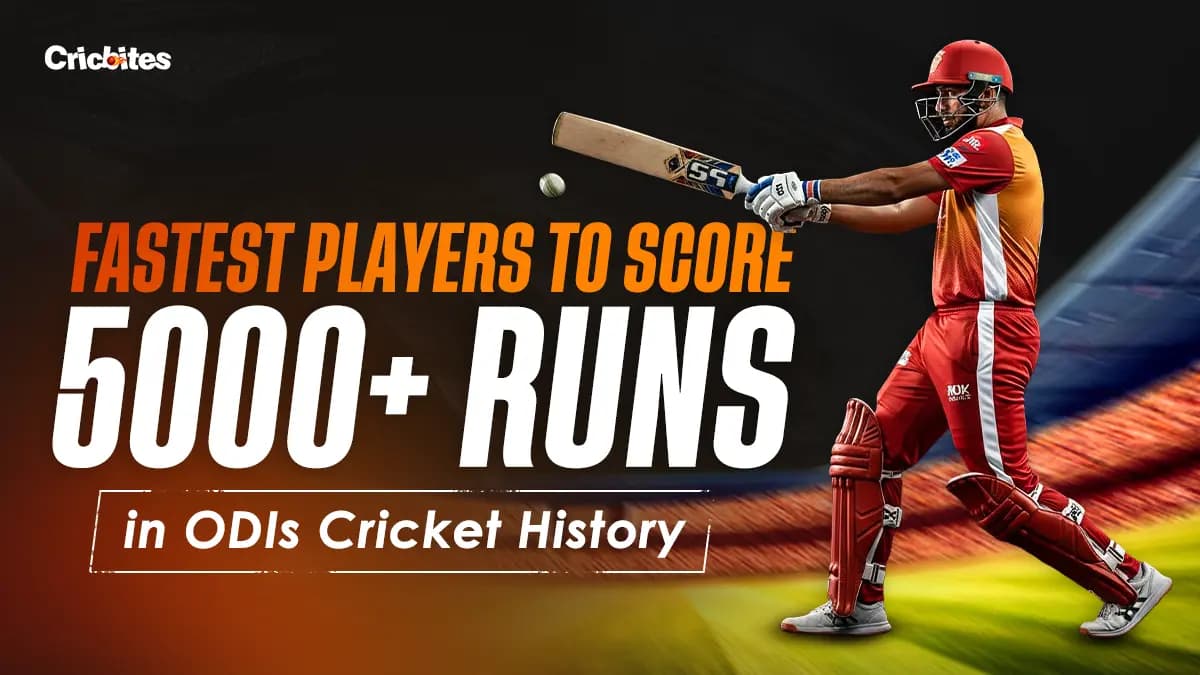 Fastest Players to Score 5000/6000/7000/8000/9000 Runs in ODIs History