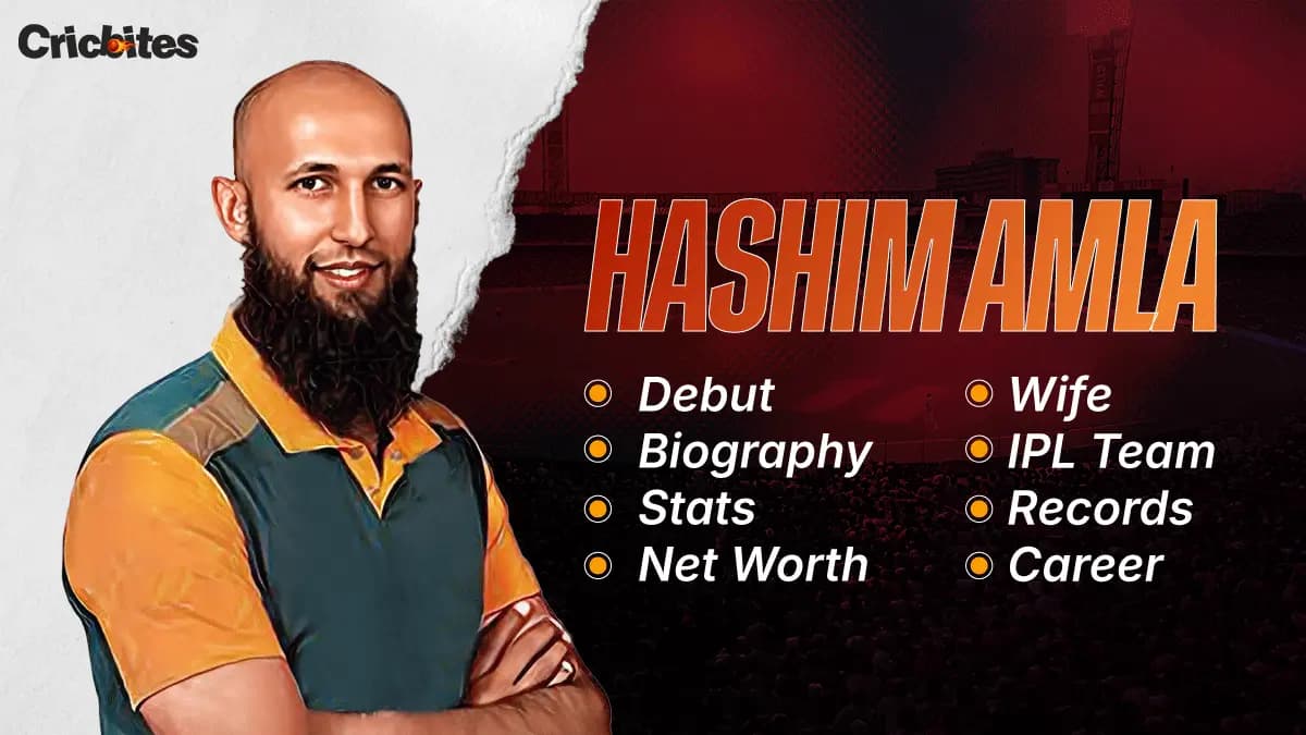 Hashim Amla Debut, Biography, Stats, Net Worth, Wife, IPL Team, Records, Career