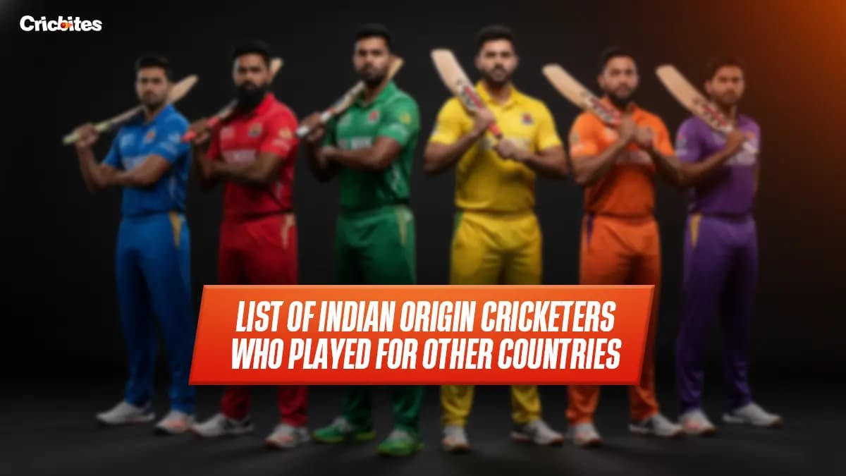 List of Indian Origin Cricketers Who Played For Other Countries