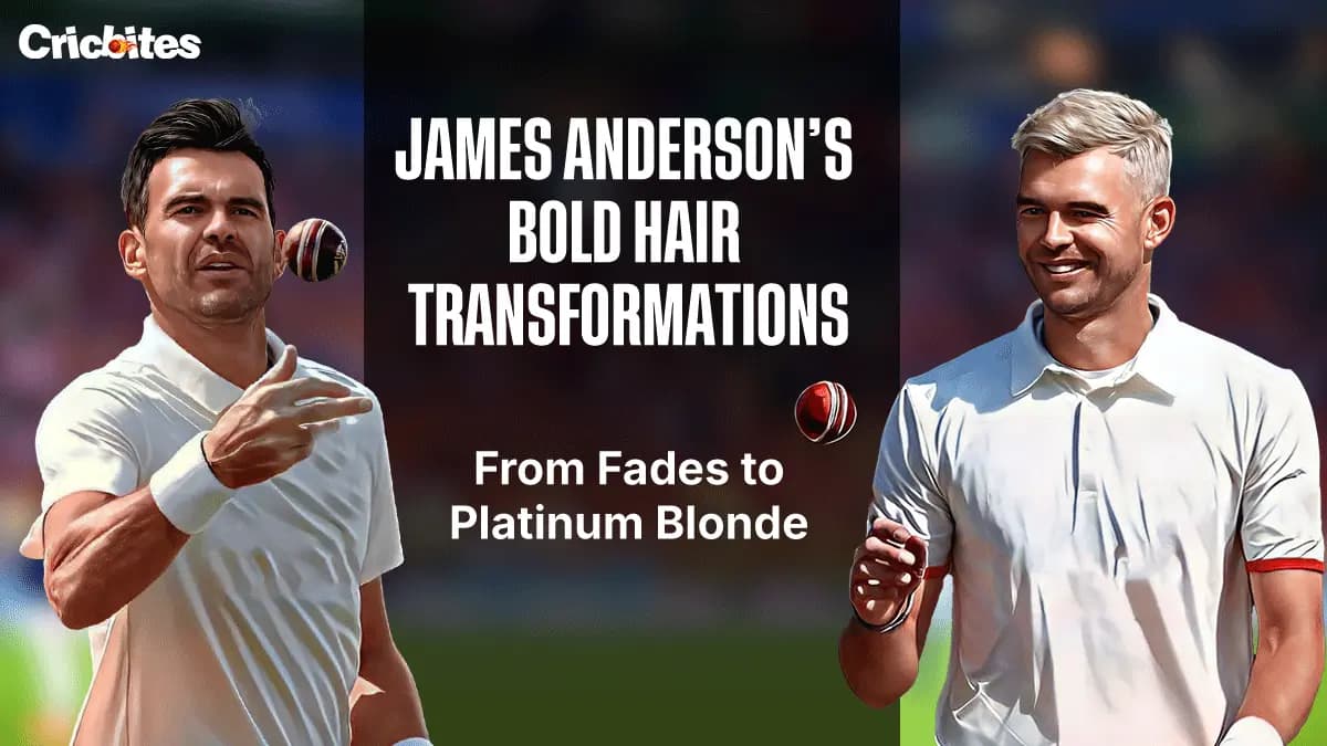 James Anderson’s Bold Hair Transformations: From Fades to Platinum Blonde