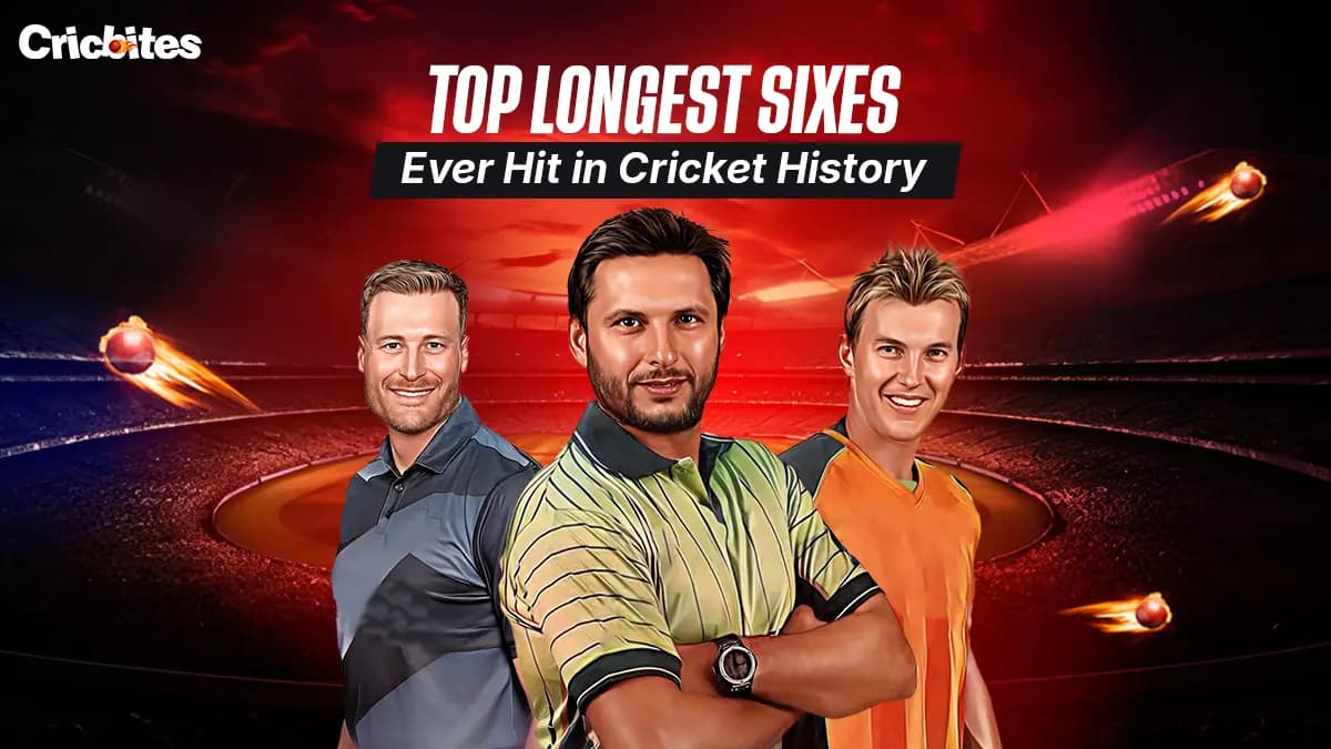 Top 12 Longest Sixes Ever Hit in Cricket History (2025)