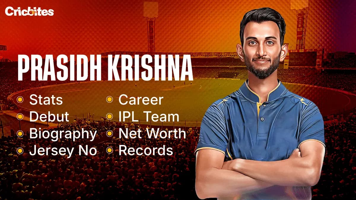 Prasidh Krishna Stats, Debut, Age, Jersey No, Career, IPL Team, Price