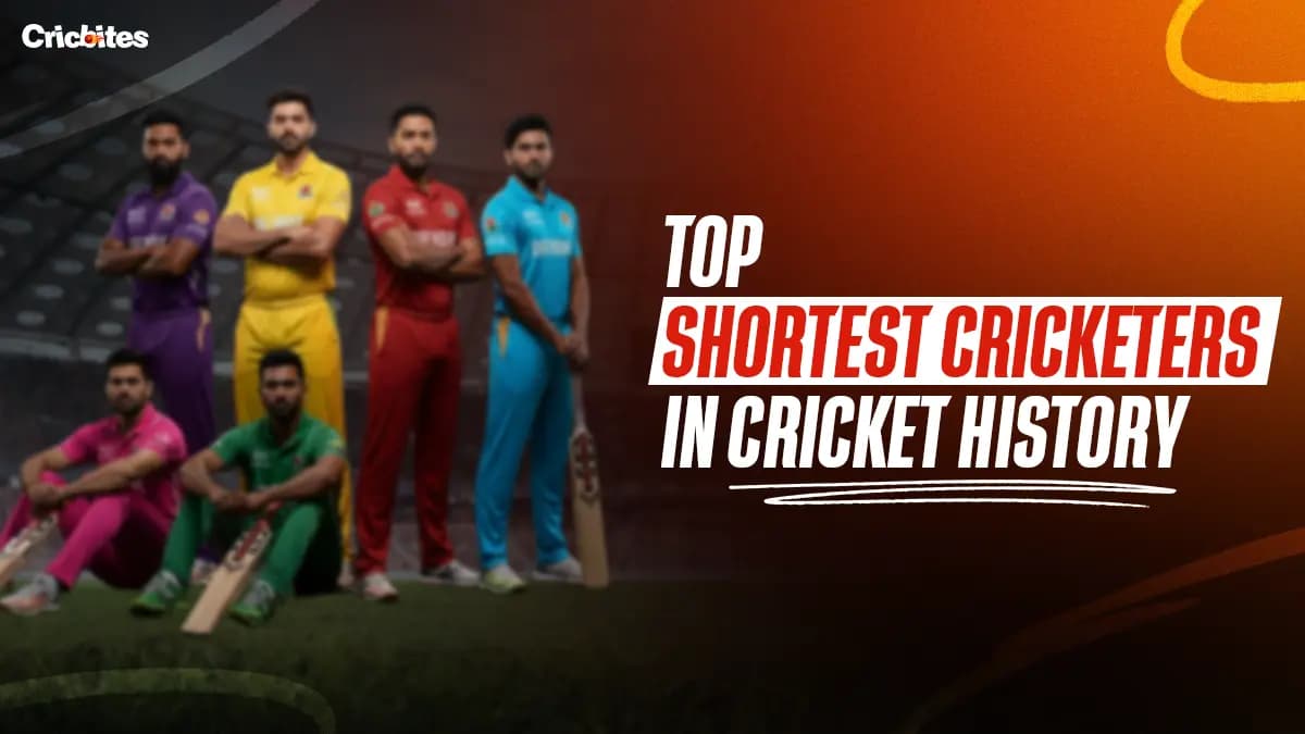 Top 11 Shortest Cricketers in Cricket History (2025 List)