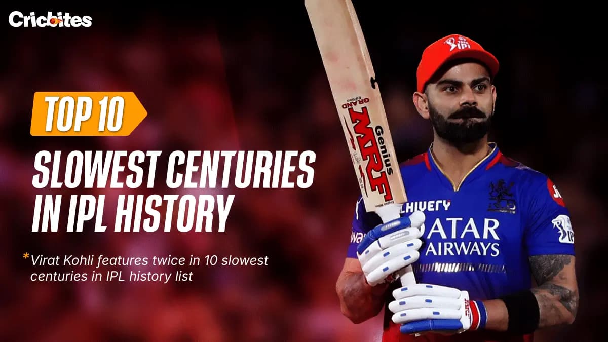 Top 10 Slowest Centuries in IPL History (From 2008-2025)