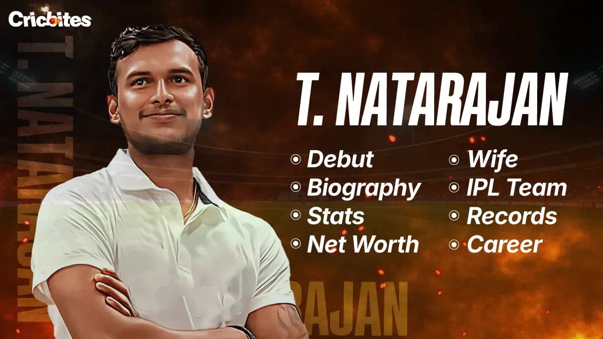 T. Natarajan Debut, Biography, Stats, Net Worth, Wife, IPL Team, Records, Career