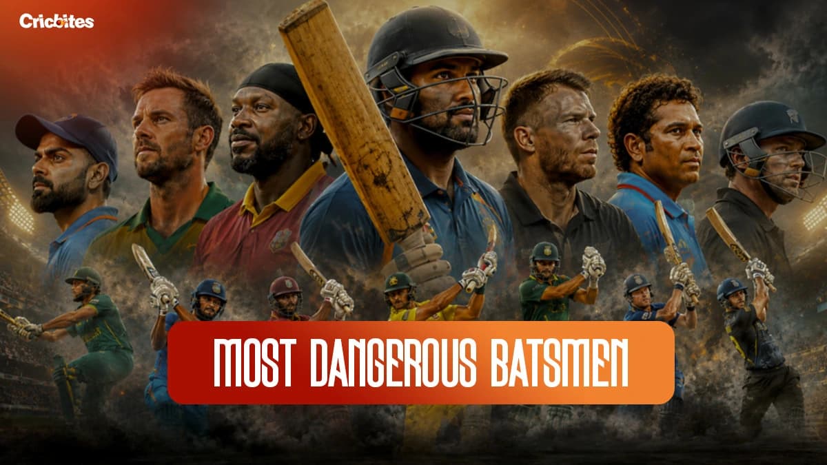 Most Dangerous Batsmen in Cricket History (2026): Top 15 Fearless batsmen