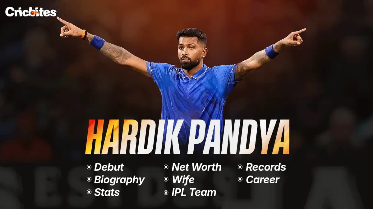 Hardik Pandya Debut, Biography, Stats, Net Worth, Wife, IPL Team, Records, Career