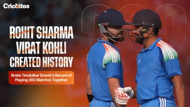 Rohit Sharma-Virat Kohli Created History, Broke Tendulkar-Dravid's Record of Playing 392 Matches Together