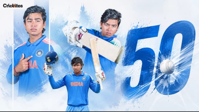 15-Year-Old Vaibhav Sooryavanshi Smashes Fastest List A Fifty Ever