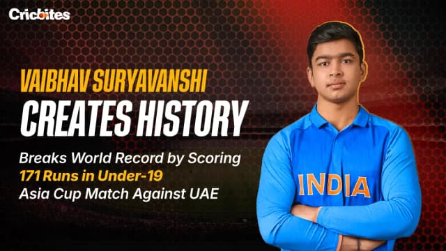 Vaibhav Suryavanshi Creates History: Breaks World Record by Scoring 171 Runs in Under-19 Asia Cup Match Against UAE