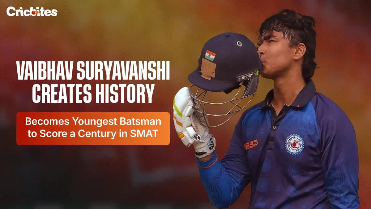 Vaibhav Suryavanshi Creates History, Becomes Youngest Batsman to Score a Century in SMAT