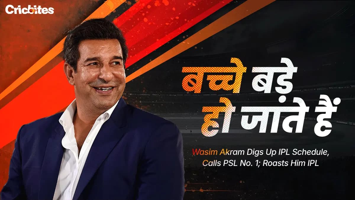 Bachche Bade Ho Jaate Hai”: Wasim Akram Digs Up IPL Schedule, Calls PSL No. 1; Roasts Him IPL