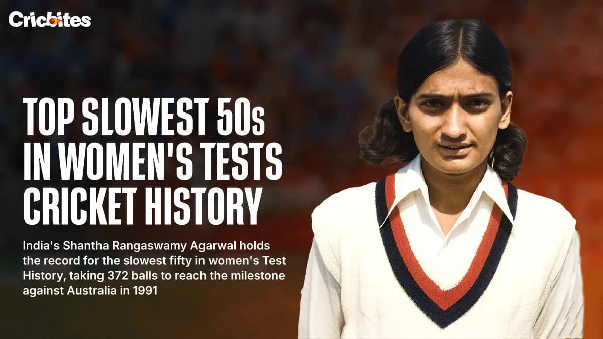 10 Slowest Fifties in Women’s Test Cricket History (2026 List)