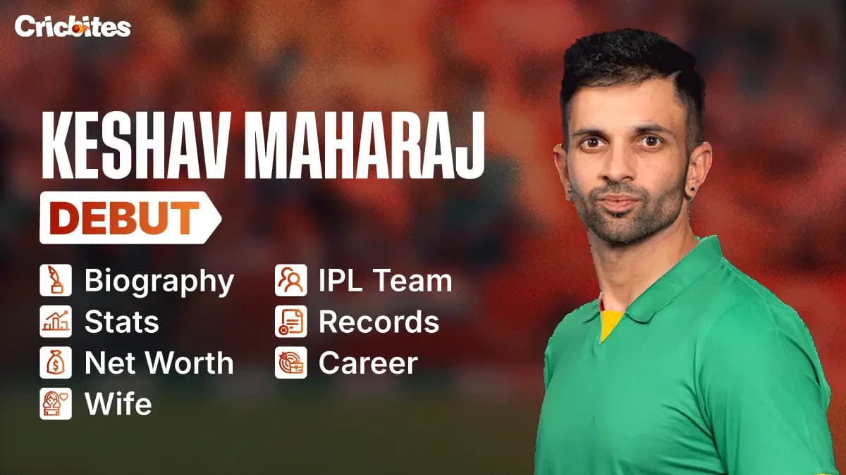 Keshav Maharaj Debut, Biography, Stats, Net Worth, Wife, IPL Team, Records, Career