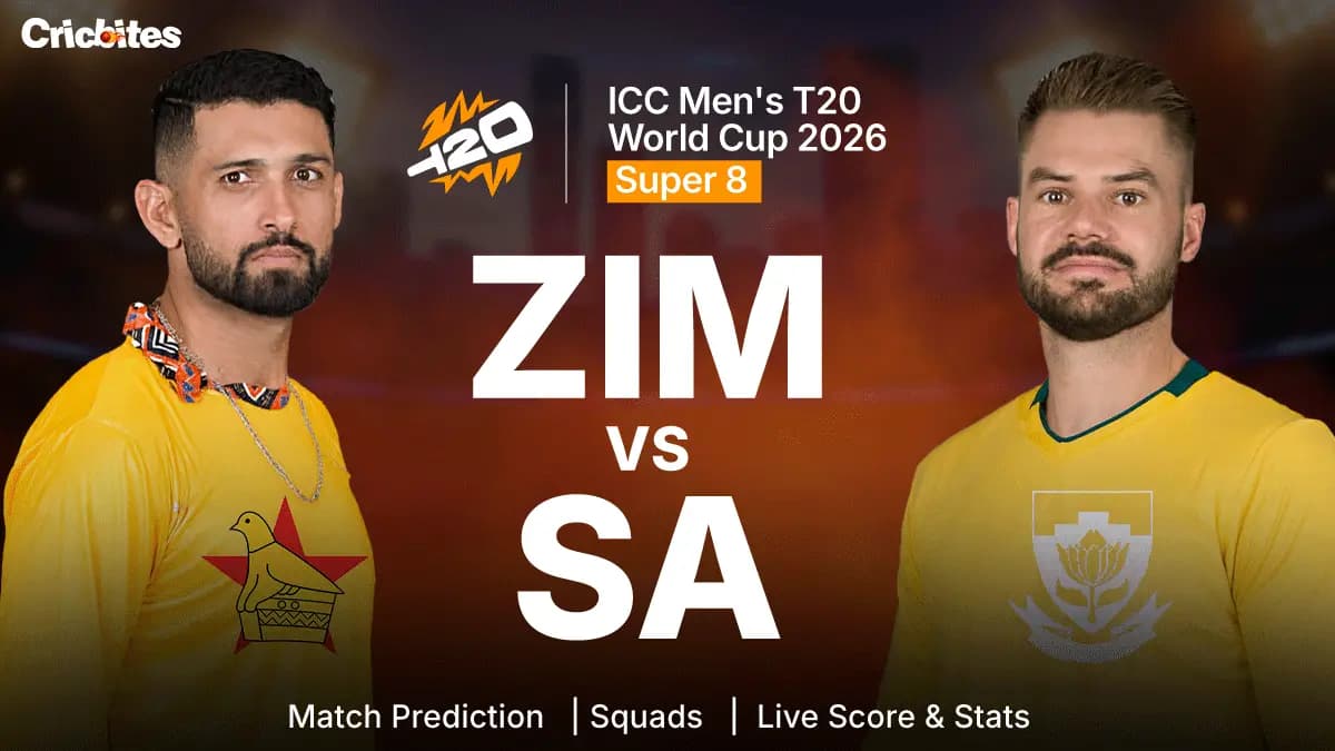 ZIM vs SA: South Africa Won By 5 Wkts – Scorecard, Stats (ICC Men’s T20 World Cup 2026)